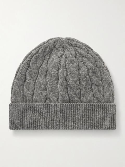 Loro Piana Cedar Cable-knit Cashmere Beanie