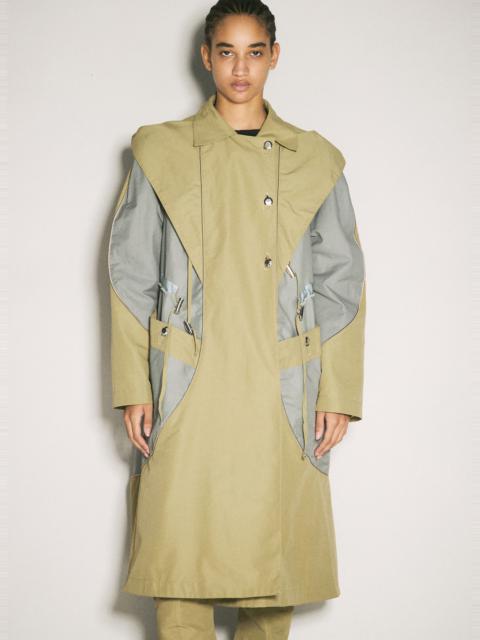 Kiko Kostadinov Dawn panelled coat | REVERSIBLE