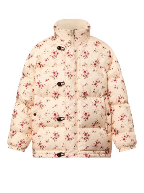 Louis Vuitton Floral Print Long Puffer Jacket