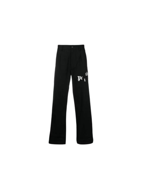 Palm Angels Palm Angels Broken Logo Pants Black/White