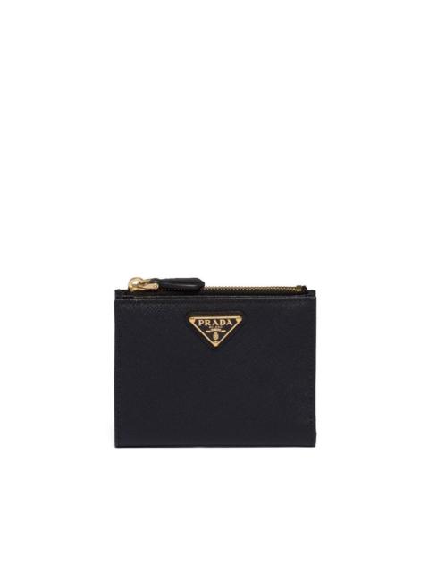 Prada triangle-logo Saffiano leather wallet