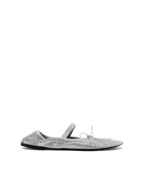 Proenza Schouler Glove glitter ballet flats