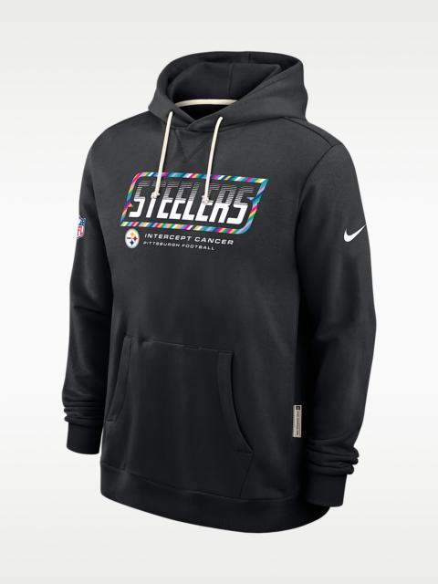 Nike Pittsburgh Steelers Crucial Catch Sideline Standard Issue Men's Nike Dri-FIT NFL Pullover Hoodie