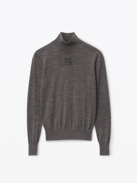 Alexander Wang long sleeve turtleneck in merino wool