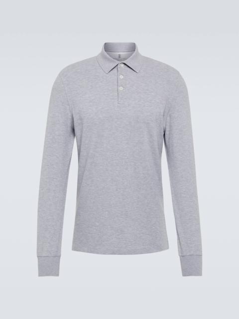 Cotton jersey polo shirt