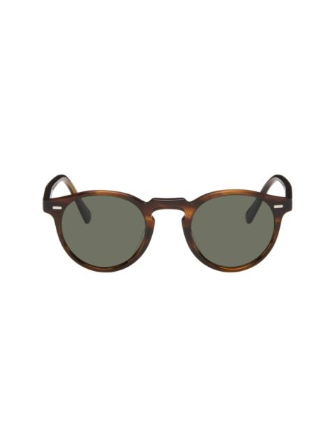 Oliver Peoples Brown Gregory Peck Sunglasses