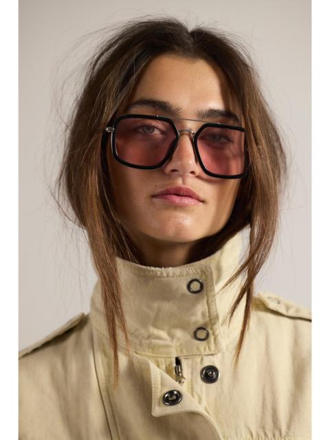 FREE PEOPLE Luna Classic Aviator Sunglasses