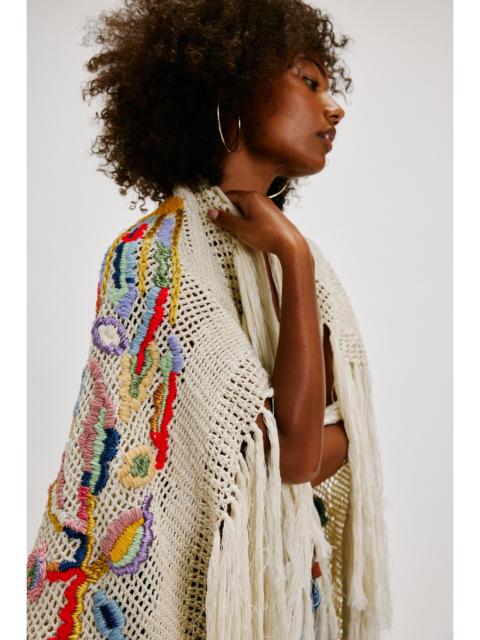 FREE PEOPLE Sunrise Handmade Shawl