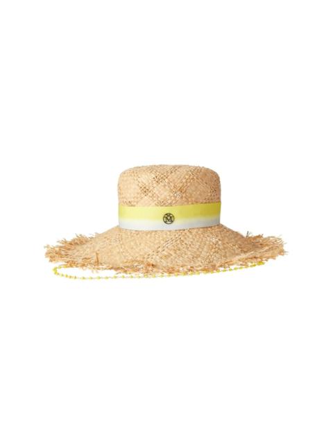 MAISON MICHEL Big New Kendall straw hat