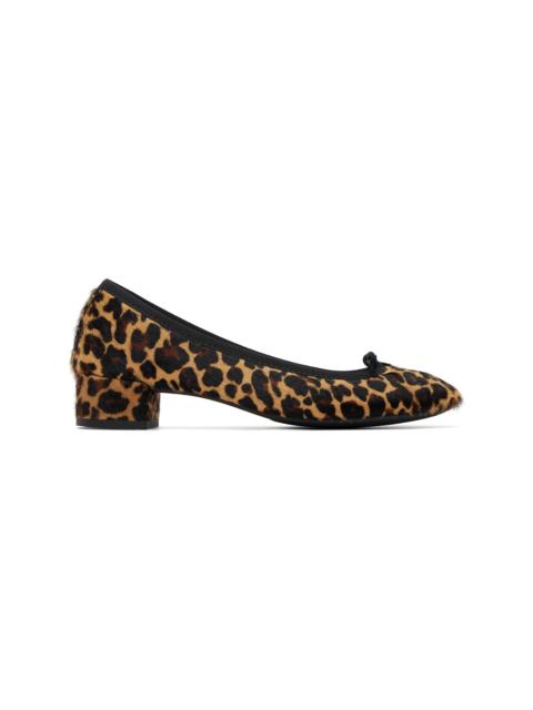 Repetto Brown Camille Rubber-Sole Heels