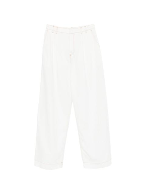 DARKPARK contrast-stitch trousers