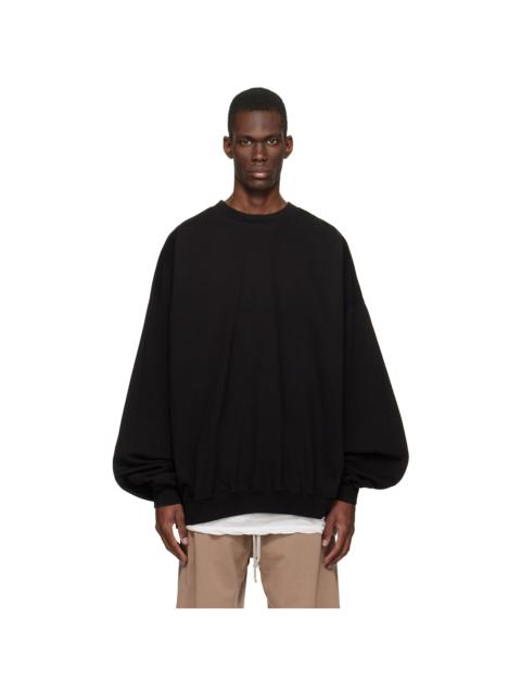 Rick Owens DRKSHDW Black Temple Hun Crewneck Sweatshirt