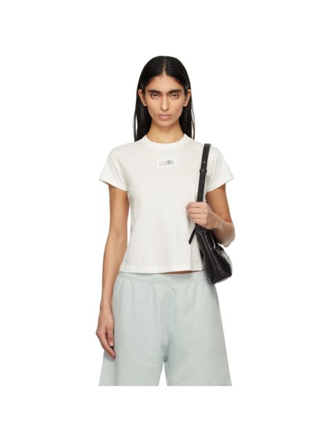 MM6 Maison Margiela White Logo T-shirt