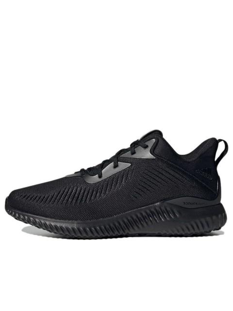 adidas Alphabounce EK Shock Absorption Wear-resistant Non-Slip Low Tops Black GY5403