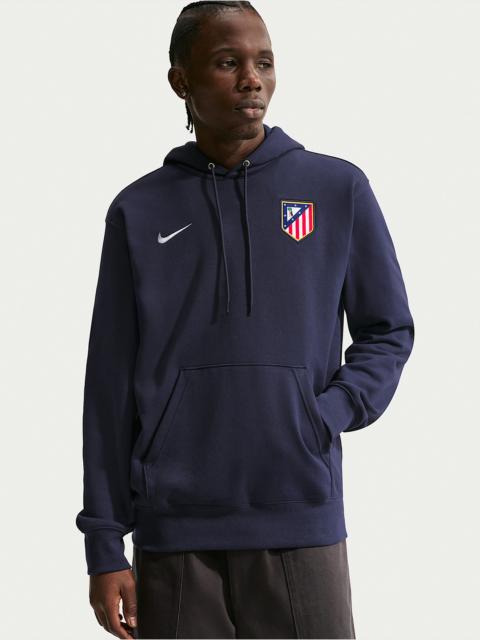 Nike Atlético Madrid Club Men's Nike Soccer French Terry Pullover Hoodie