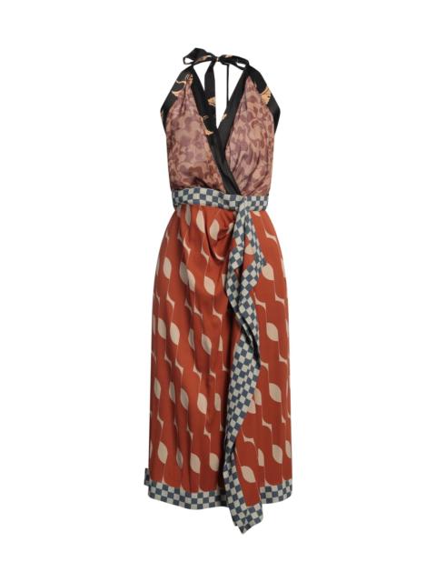 Brown Women's Midi Dress