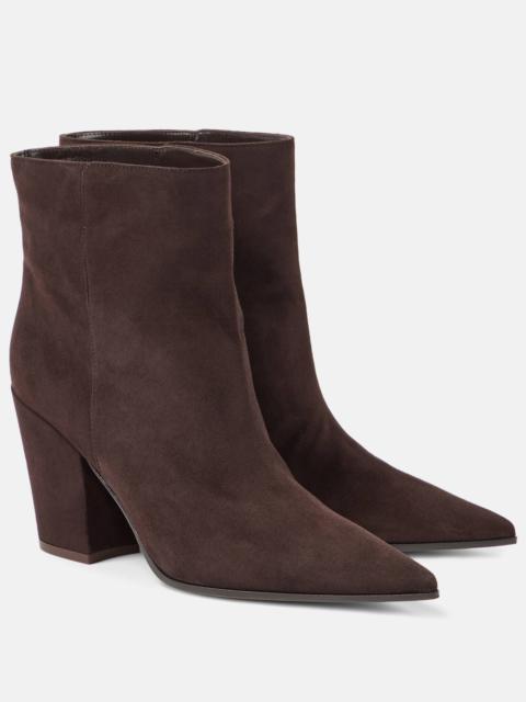 85 suede ankle boots