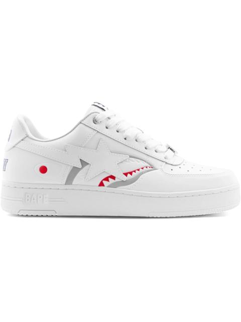 A BATHING APE® A Bathing Ape Bape Sta #3 Shark White