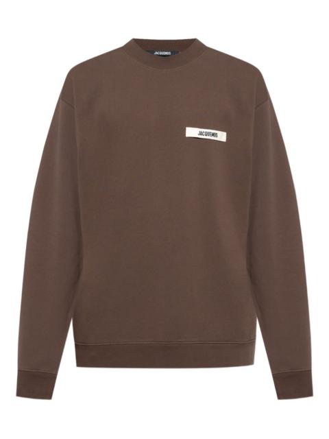 JACQUEMUS logo-patch sweatshirt