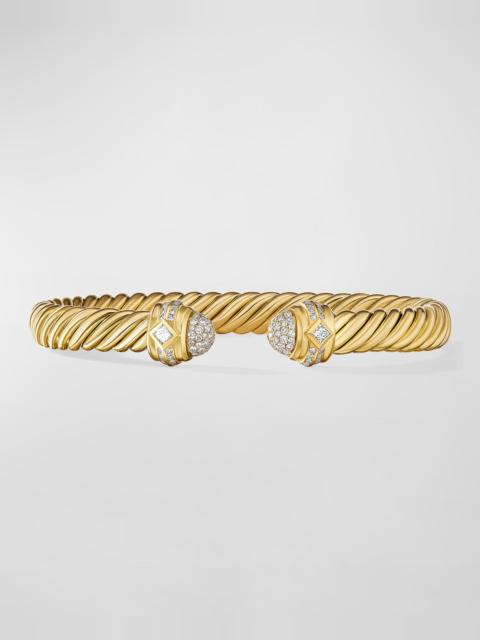 DAVID YURMAN 7mm Renaissance Cablespira Bracelet in 18K Gold