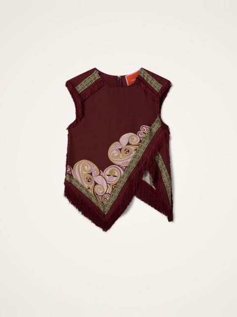 La DoubleJ Scarf Top