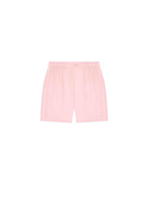 PANGAIA Womens DNA Aloe Linen Mid Length Shorts - Magnolia Pink