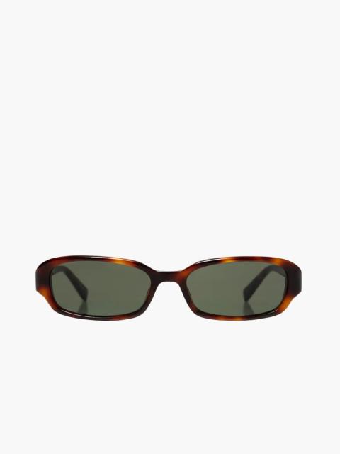 SAINT LAURENT ERIN RECTANGLE SUNGLASSES