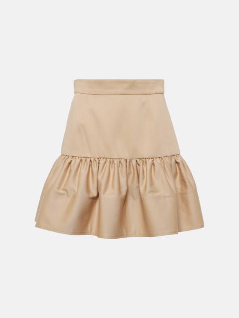 PATOU peplum mini skirt