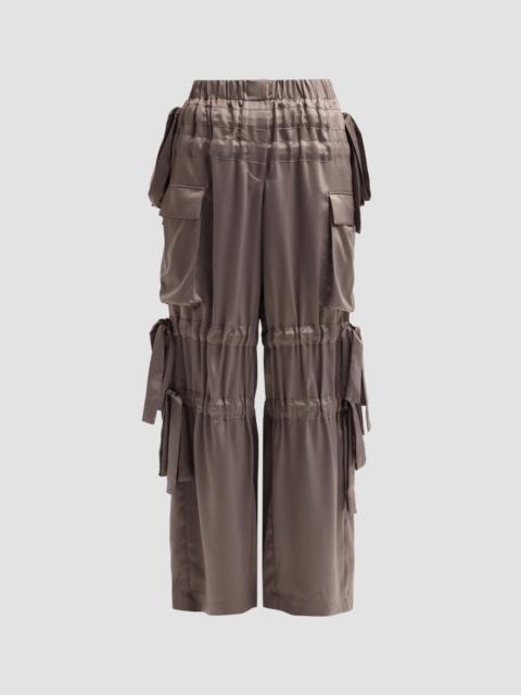 AKNVAS Women's Odin Satin Trousers - Steel Grey