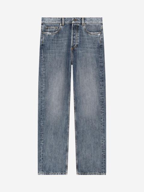 The Kooples BLUE-GREY STRAIGHT JEANS