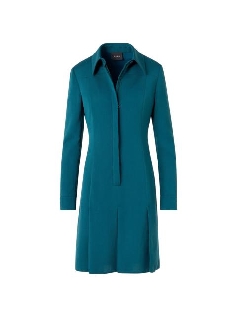 AKRIS Women's Cotton-Silk Seersucker Shirtdress - Ottanio