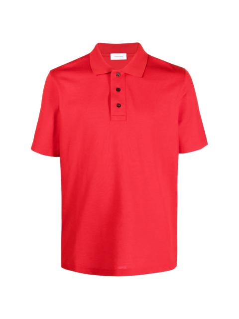 FERRAGAMO short-sleeve cotton polo shirt