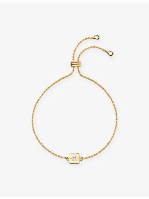 MISSOMA Birthstone 18ct Yellow Gold Vermeil and Citrine Slider Bracelet