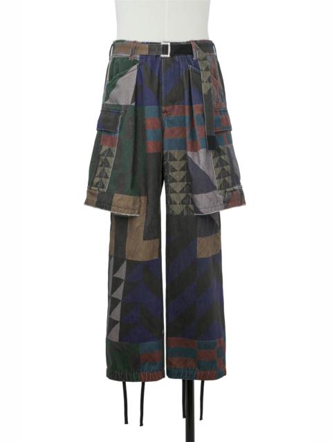 sacai sacai x A.P.C. Quilts Pants
