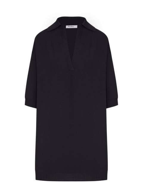 Max Mara LONG VISCOSE CREPE SWEATER