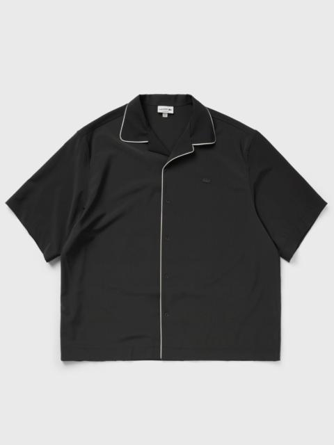 LACOSTE Relaxed Fit Short Sleeved Wool Shirt