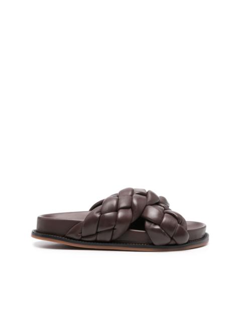 FABIANA FILIPPI braided leather slides