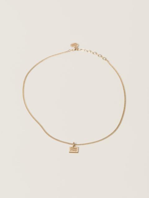 Miu Miu Metal necklace