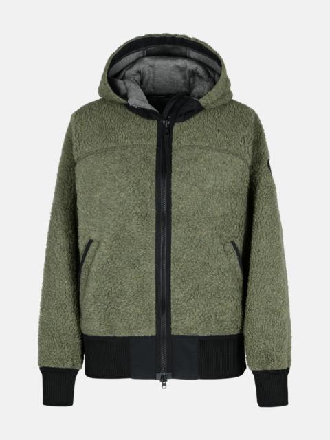 'SIMCOE' GREEN WOOL BLEND FLEECE