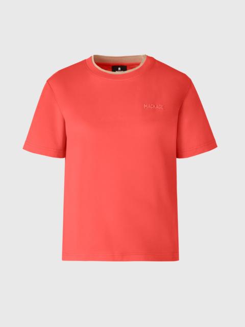 MACKAGE TEE-WNV Double Crewneck Collar T-Shirt
