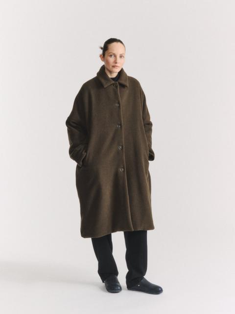 CASEY/CASEY BIG BLOBBY COAT - HEAVY CASHEMERE - KHAKI