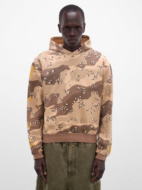 Kapital Beige Camo Fleece Hoodie