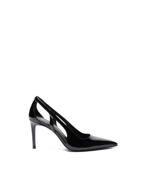 Stuart Weitzman cut-out pointed pumps
