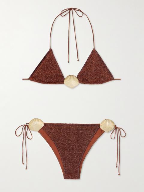 Oséree Lumiere Embellished Bikini Set