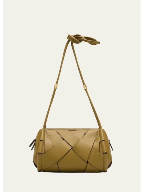 ULLA JOHNSON Charlotte Woven Leather Camera Bag