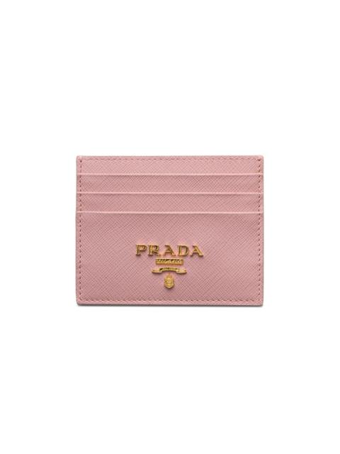 Prada Women's Saffiano Leather Card Holder - Light Pink