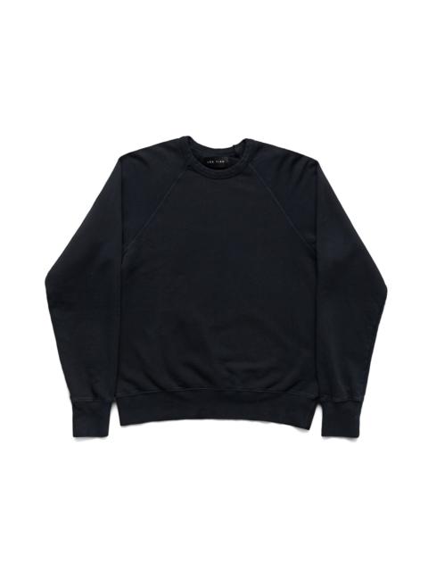 LES TIEN French Terry Binded Neck Raglan - Faded Black