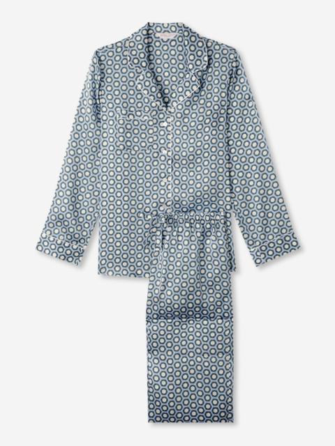 Derek Rose Women's Pyjamas Brindisi 75 Silk Satin Multi