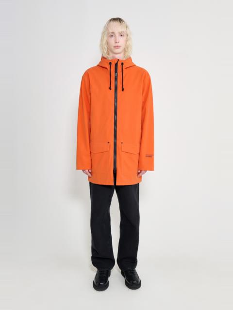 Stutterheim Stockholm Patch Raincoat Pumpkin