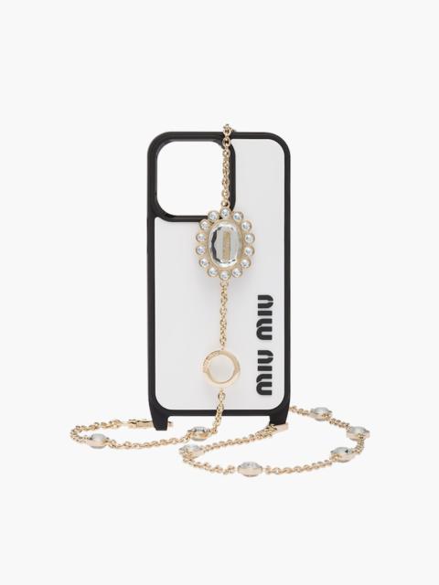 Miu Miu iPhone 13 Pro rubber cover